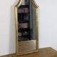 Antique gold mirror known as "gendarme's hat", patinated elegance 70 x 30 cm