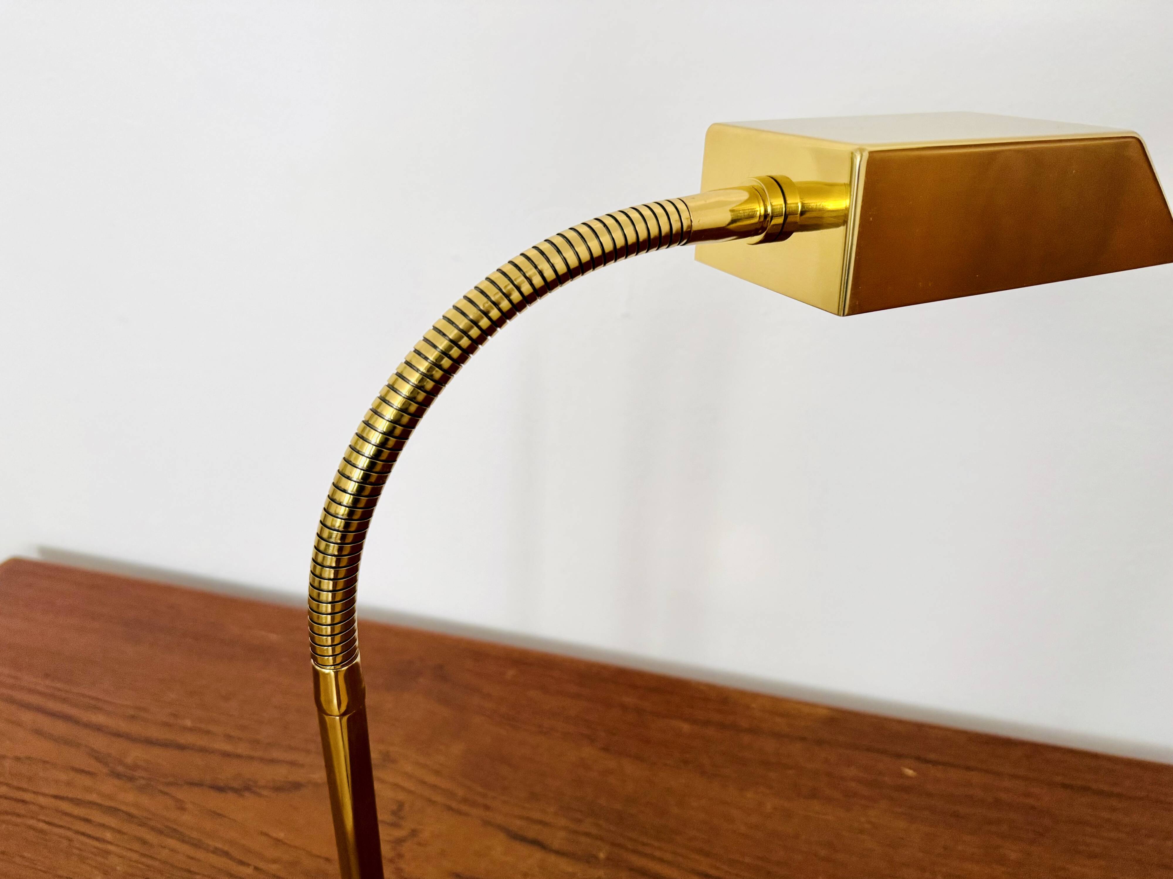 Brass Table Lamp by Vereinigte Werkstätten Collection