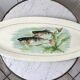 Plat à poisson Gien années 50