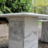 Set of 3 marble nesting tables, Italy 1970