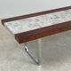 "SEM" coffee table in marble and rosewood 1970