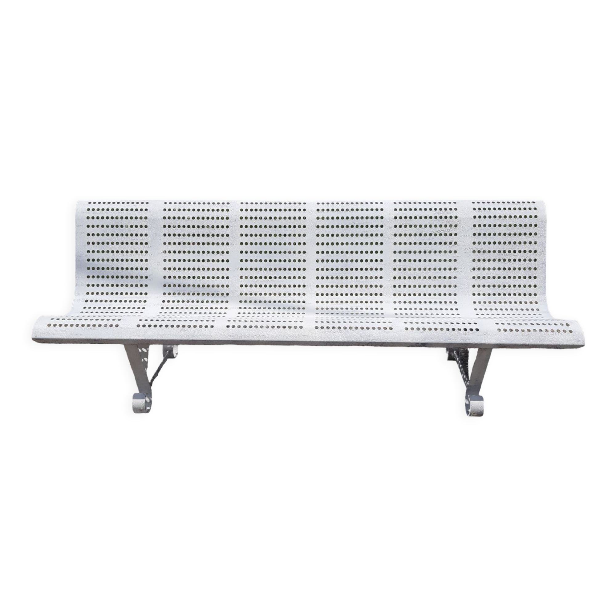 Wrought Iron Bench from the 50s by René Malaval