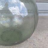 10 liter blown glass demijohn