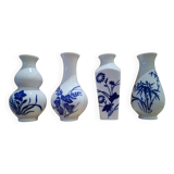 Set of 4 small Chinese vases