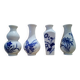 Set of 4 small Chinese vases