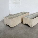 Pair of Modernist Eternity Planters by Willy Guhl