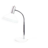 Lampe de bureau en métal blanc et chrome
