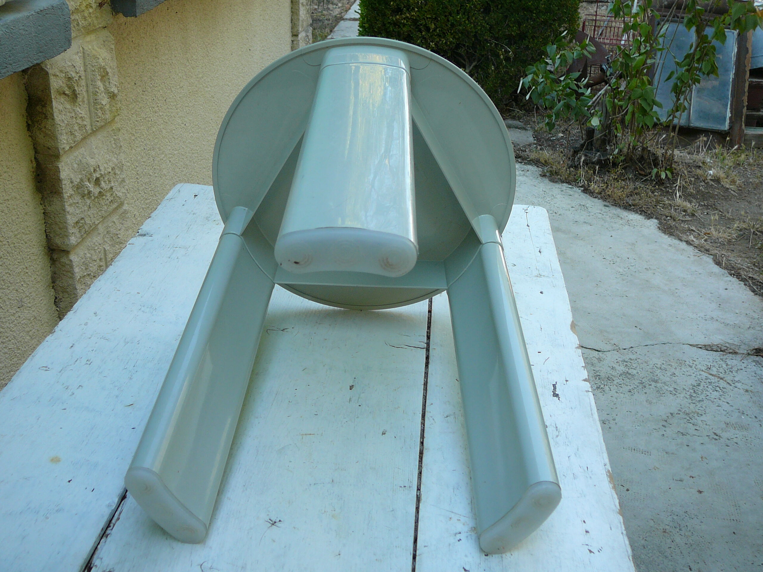 Tripod stool Olaf Von Bohr vintage grey