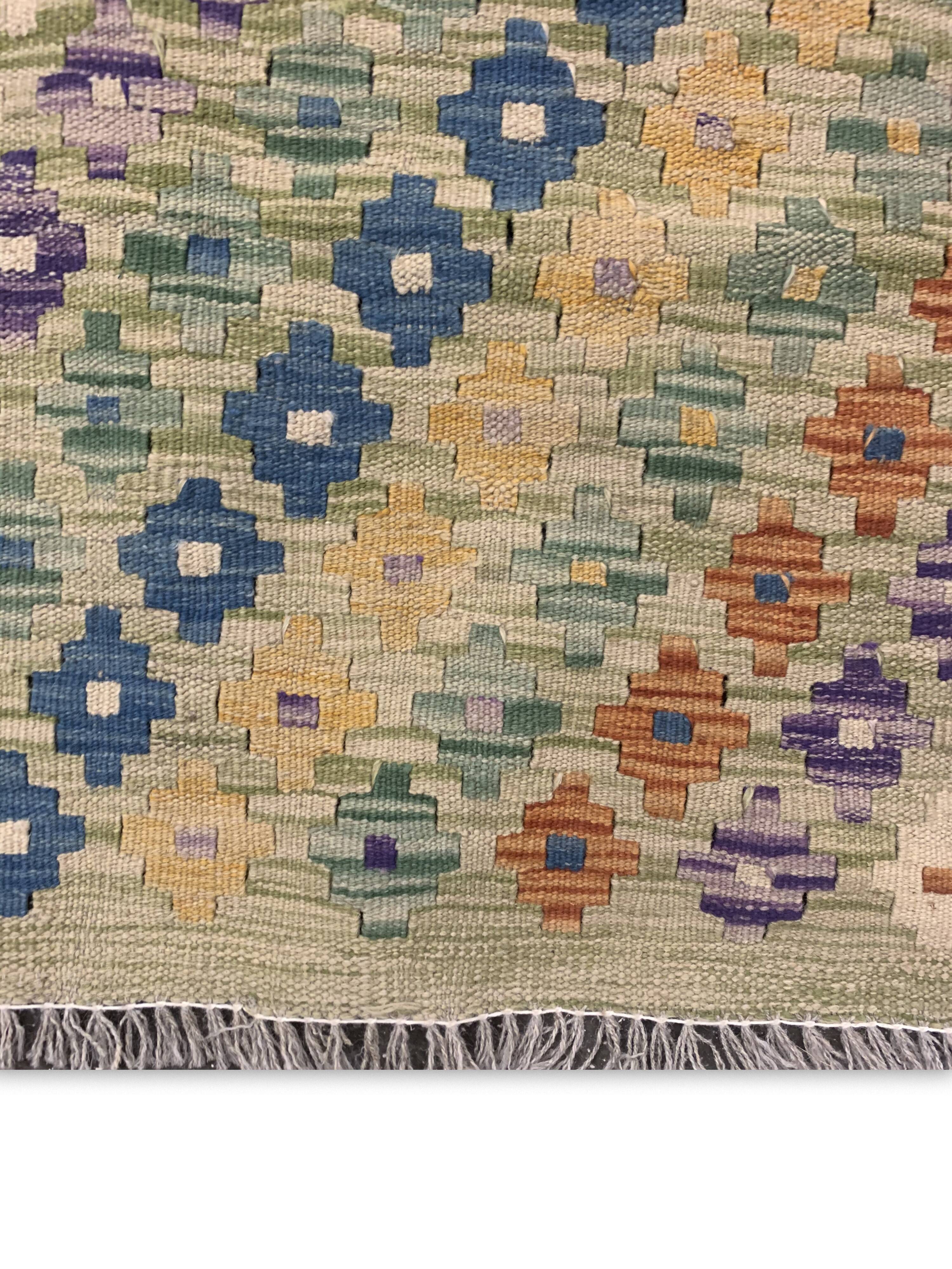 Traditional cream flat woven runner rug 81x300cm