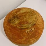 Swedish folk art, large unique agricultural bowl from the early 19th century in painted wood.