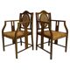 Armchairs by Hans Vollmer for Prag-Rudniker Korbwaren Vienna