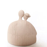 Little pink couple , ceramiche chiminazzo, 1970