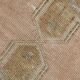 4x7 Cream & Brown Oriental Vintage Area Rug, 118x210Cm