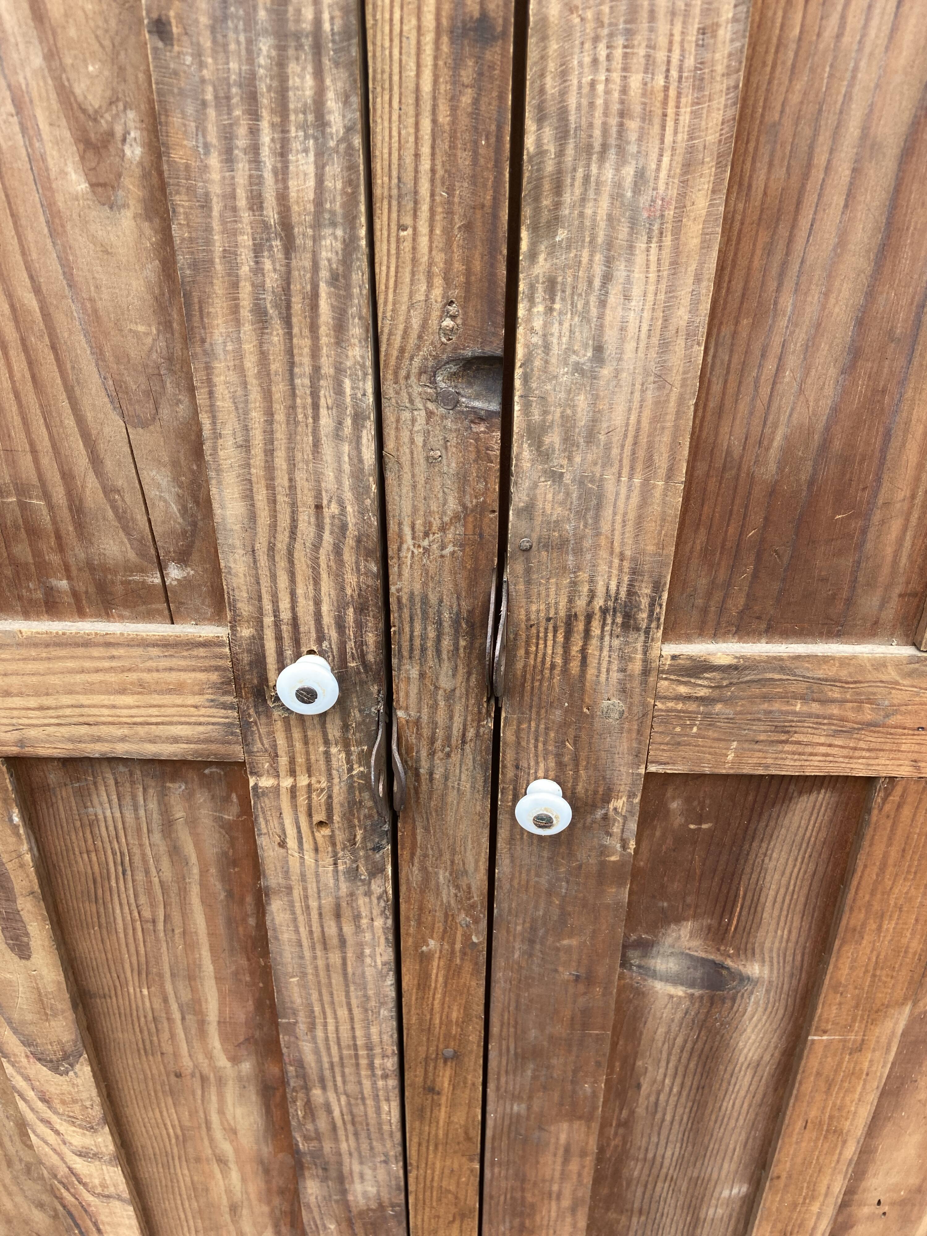 Vintage wooden workshop cloakroom 1930