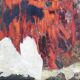 Jozef Mees, Large Abstract Oil on Board 1966