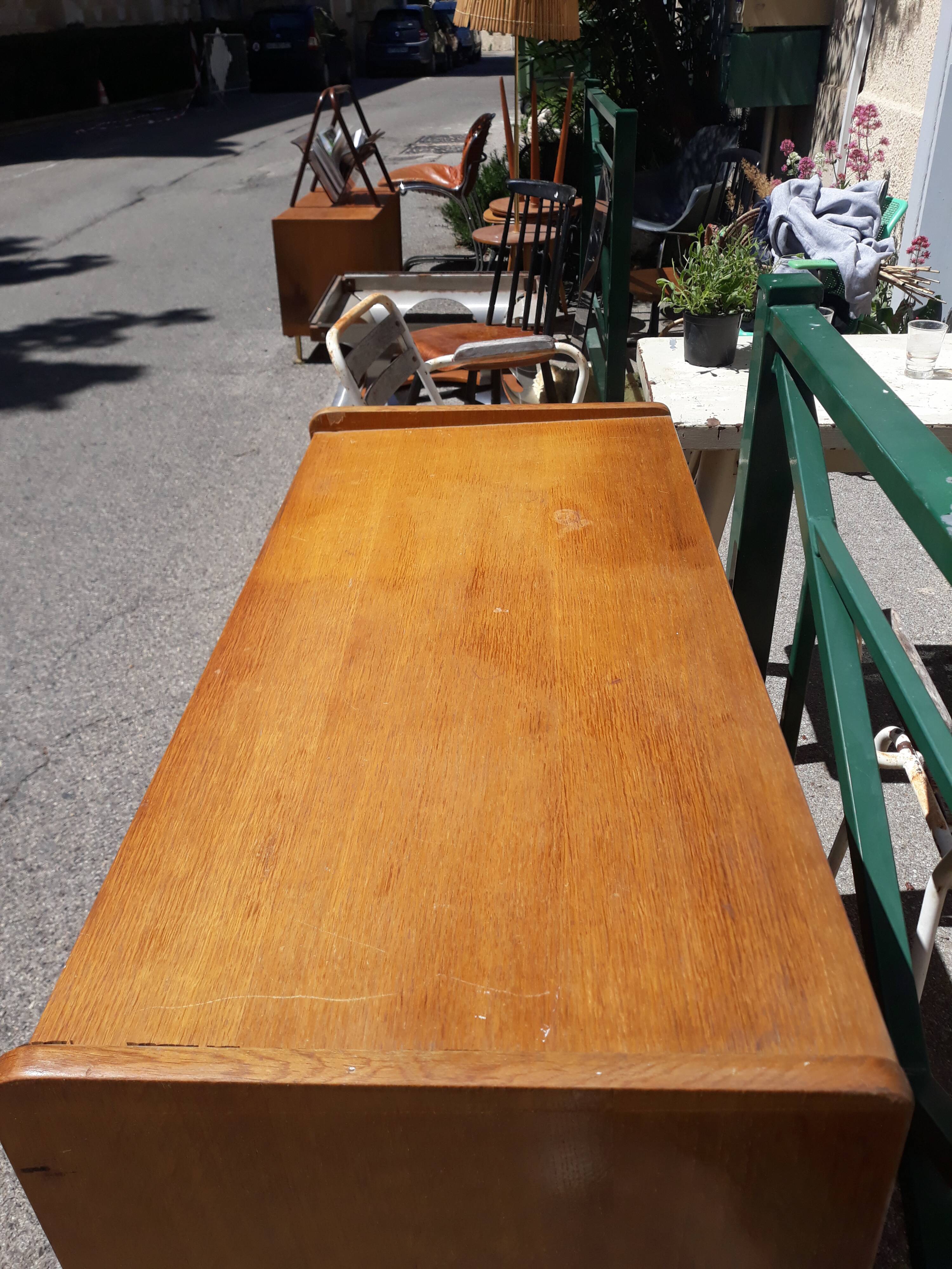 Chest of drawers years 50 feet compass