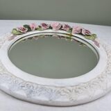 Mirror with a flower crown