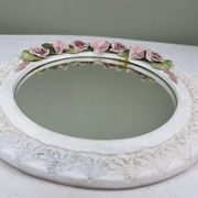 Mirror with a flower crown