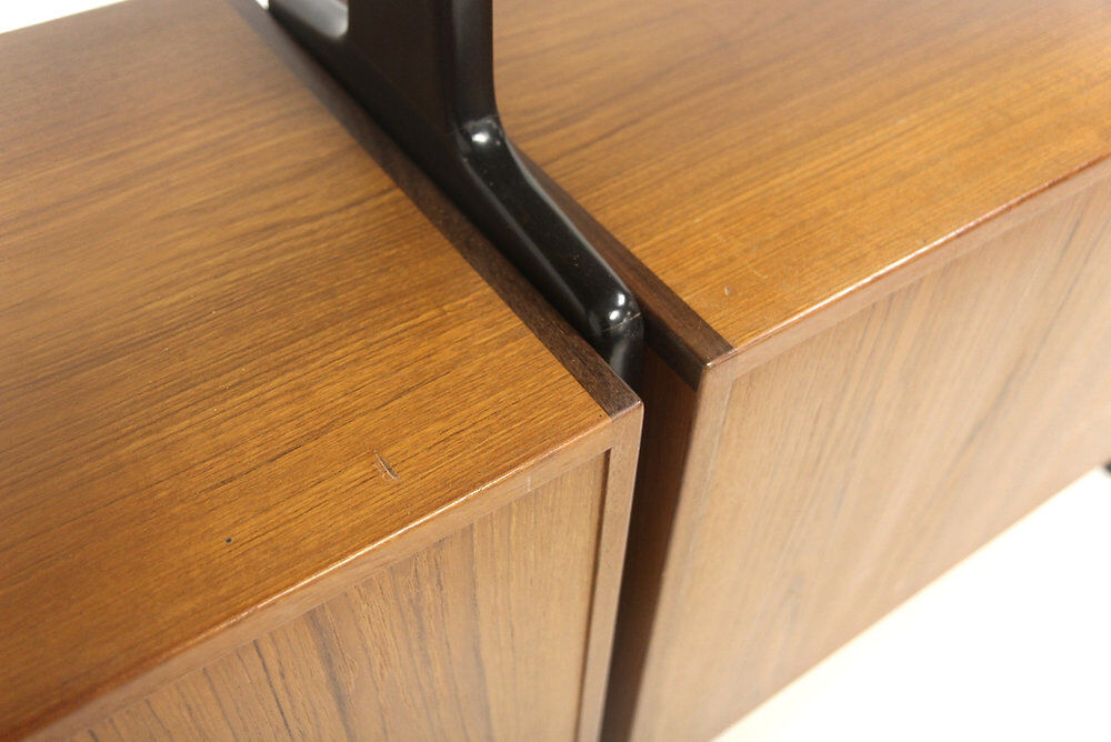 Scandinavian "Double" bookshelf in teak, Sweden, 1950.