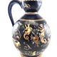 Large blue earthenware pitcher from Gien – Renaissance pattern