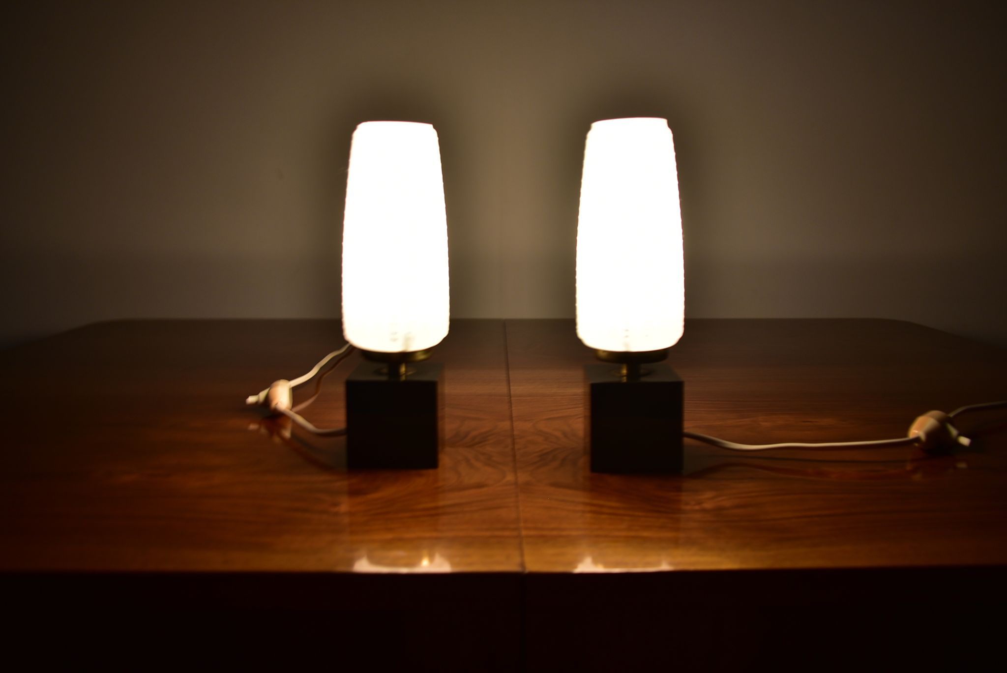 Paire de lampes de table du milieu du siècle, années 1960