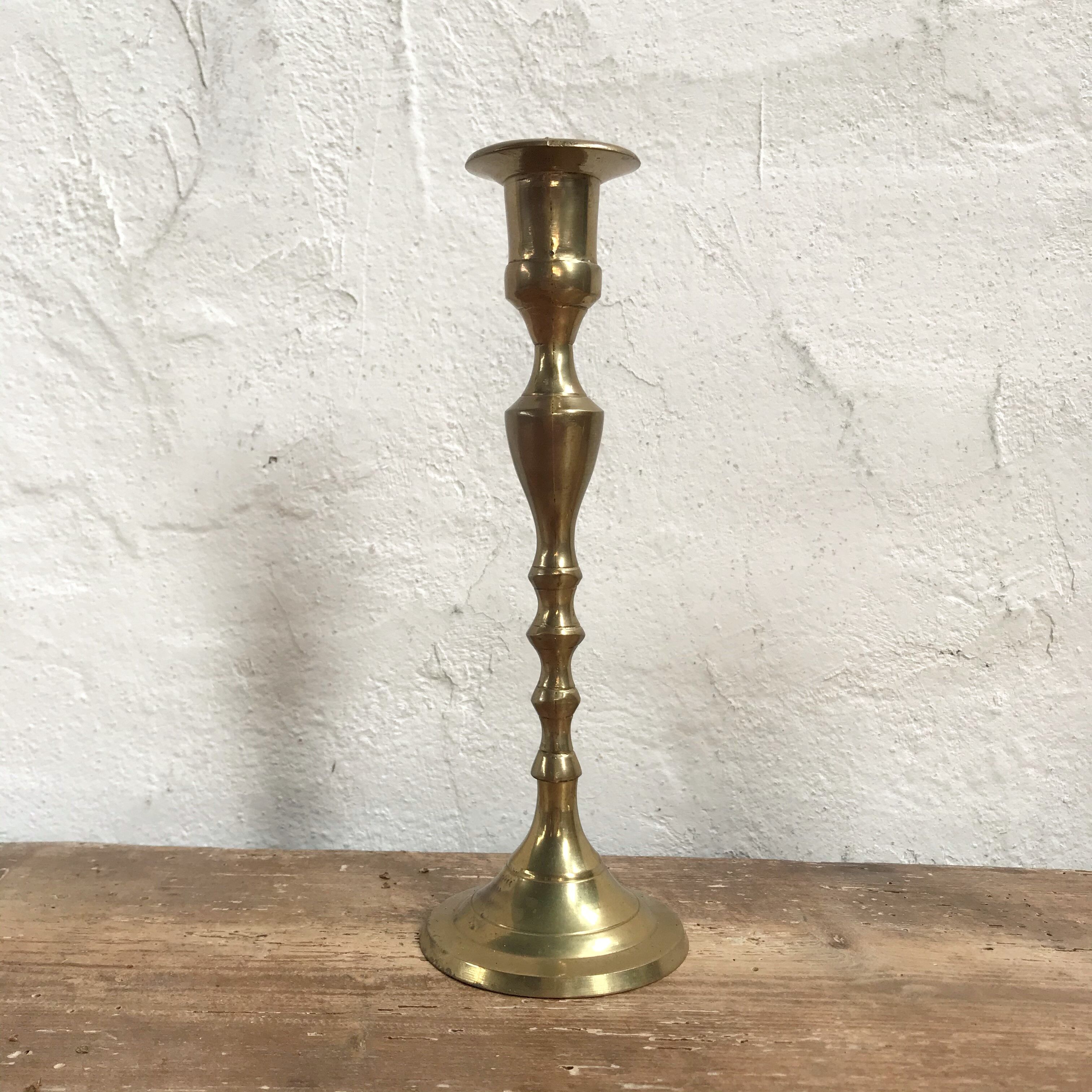 Brass candlestick duo