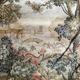 Tapestry hunting scene