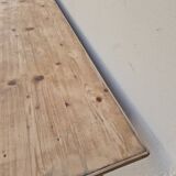 Old rustic farmhouse store table 2 drawers -2m22