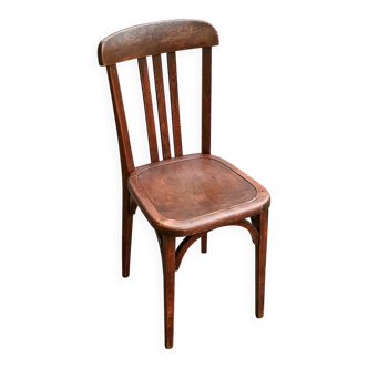 Bistro chair bar restaurant beech with slatted backrest