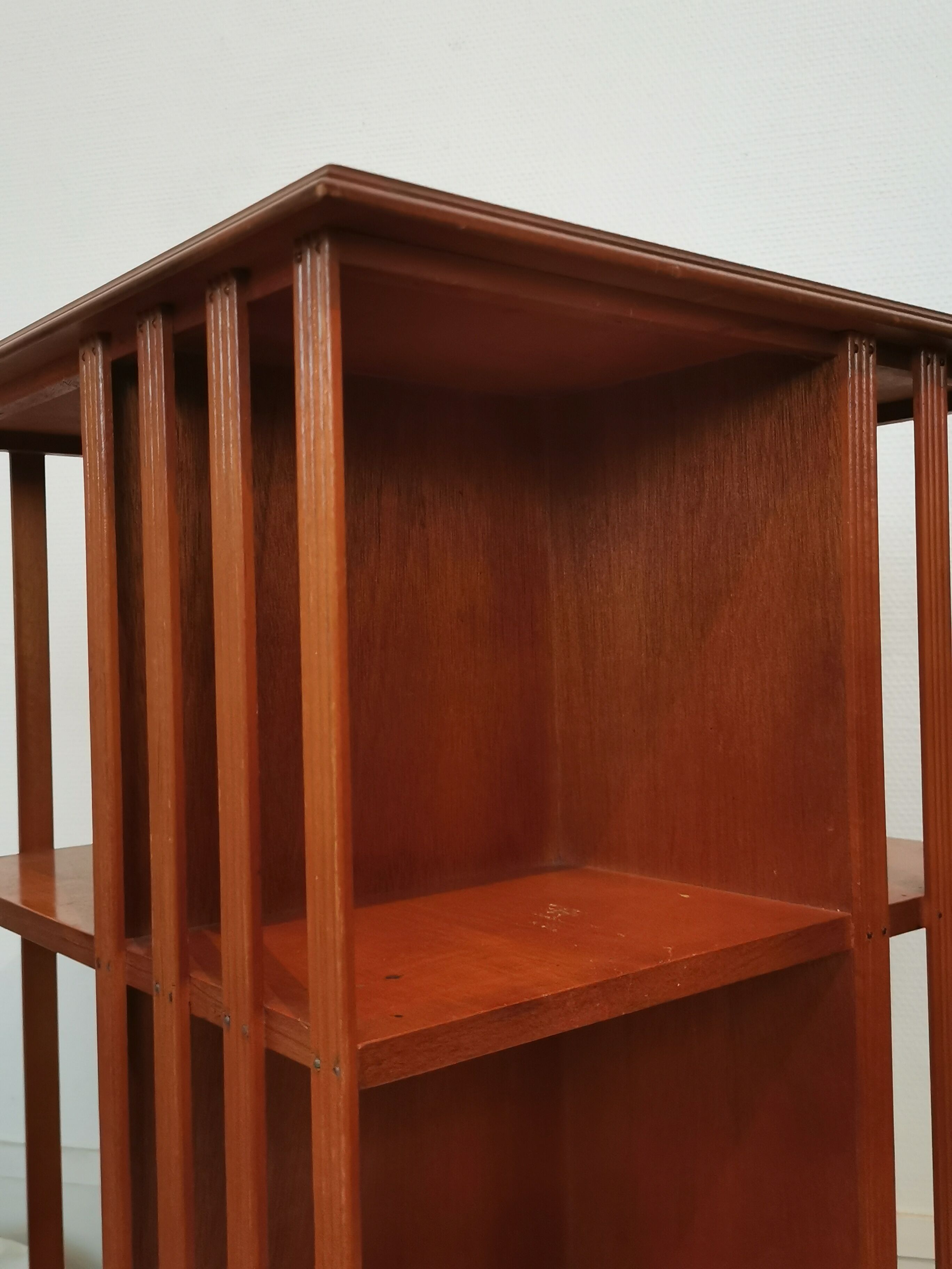 English revolving book case