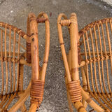 Pair of vintage shell armchairs 1950