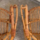 Paire de fauteuils coquille vintage 1950