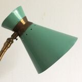 Green Diabolo casserole lamp 1950