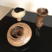 Sculptural studio ceramic art vase from Atelier Sorembe, Germany 1970s