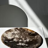 Dish in petrified wood