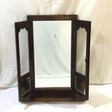 Mirror with its flowered doors 90x111cm