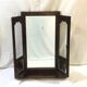 Mirror with its flowered doors 90x111cm