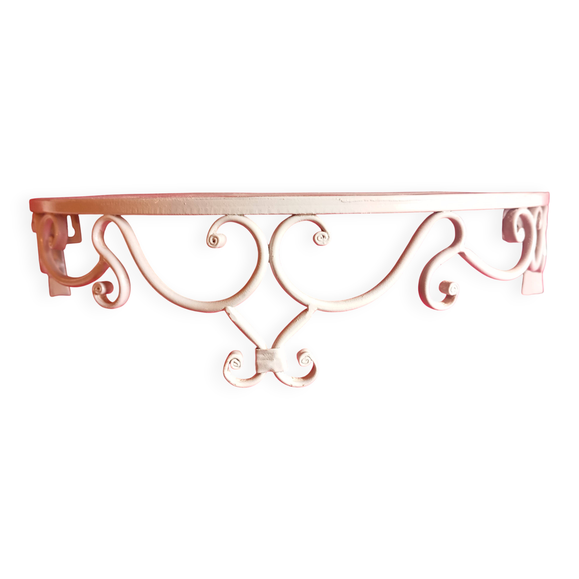 Metal hanging console