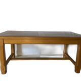 Solid oak farmhouse table
