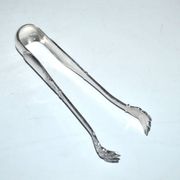Empire Silver Metal Clawed Sugar Tongs Neoclassical Ice Tongs