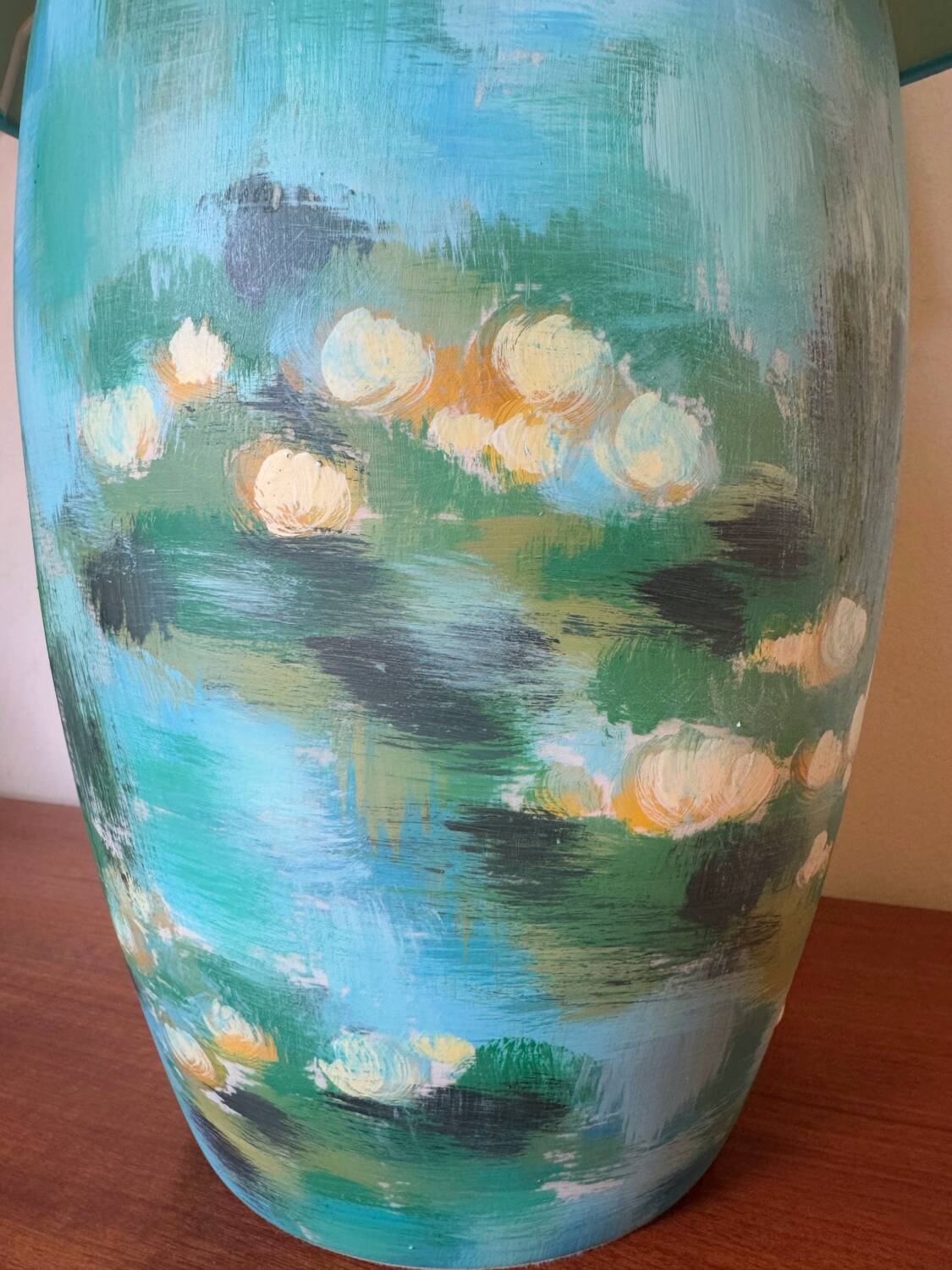 Louis Drimmer “Water Lilies” lamp from the 80s