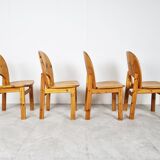 Rainer Daumiller pine wood dining chairs for Hirtshals Savvaerk  1980
