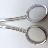 Silver metal grape chisel with punches