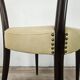 Six Art Decò chairs attributed to Carlo Rava, 1950s