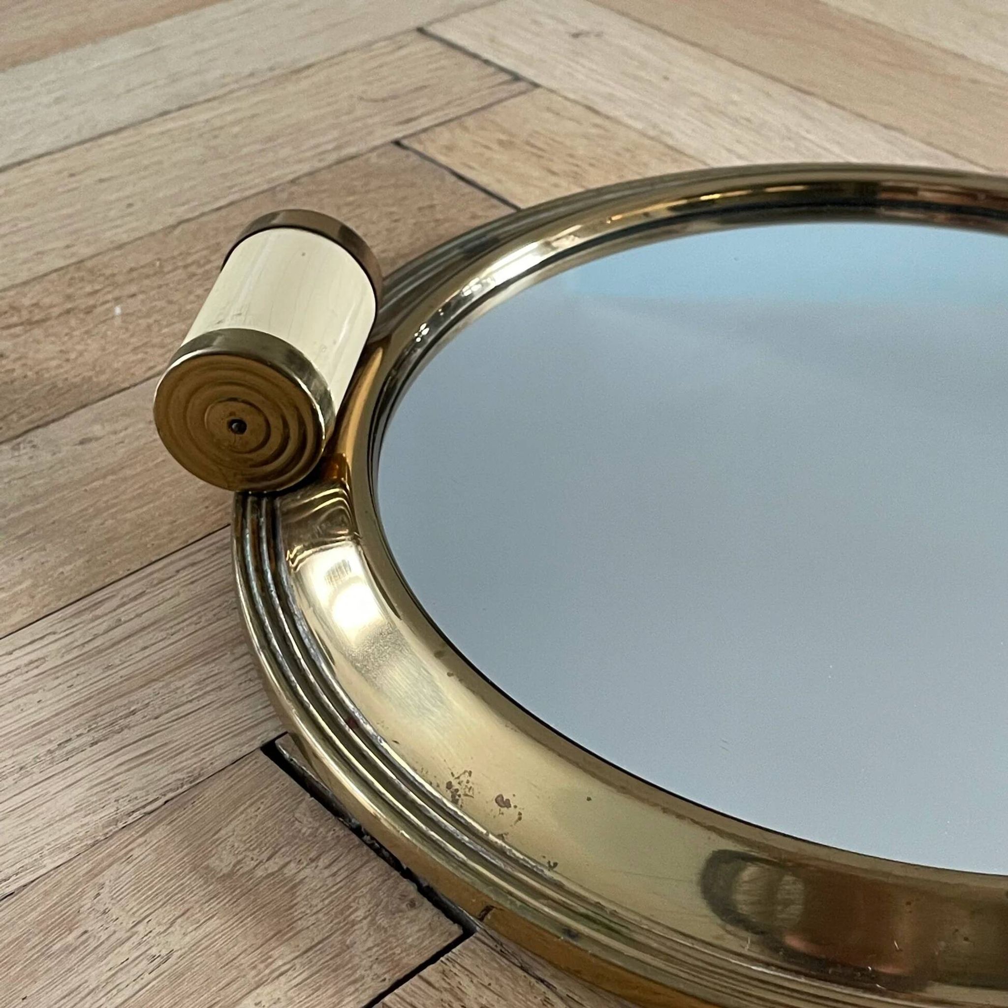 Art Deco mirror plateau from the 1950s.
