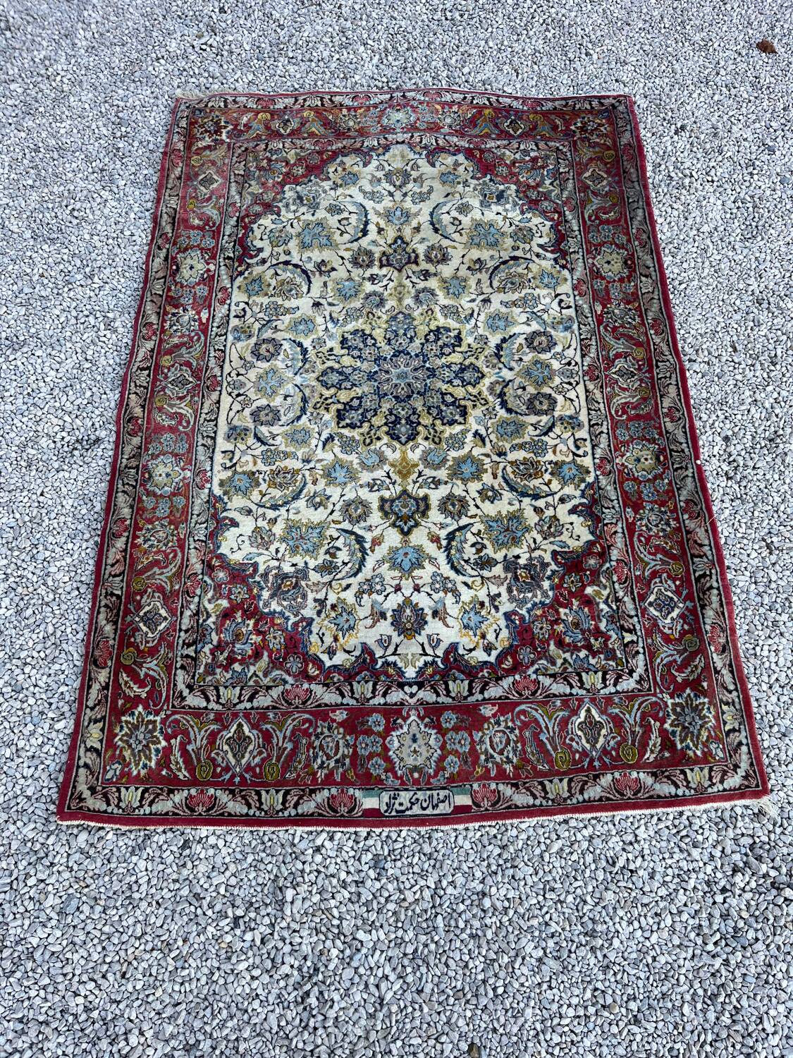 Large antique Persian rug