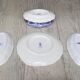Lunéville - English Cottage - Presentation plate, Cup, Tray, Earthenware Saucière