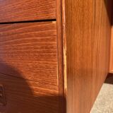 Double-sided teak desk by Arne Vodder, 1960