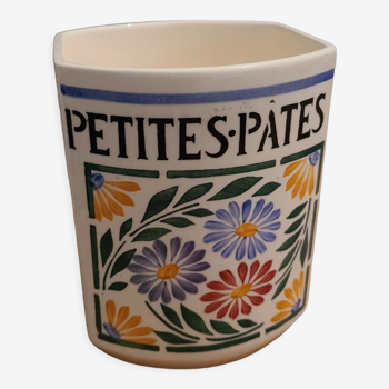 Pot "petites pâtes" en céramique vintage