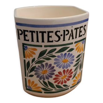 Pot "petites pâtes" en céramique vintage